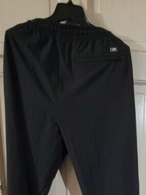 Cove Black Athletic Shorts with Elastic Waist